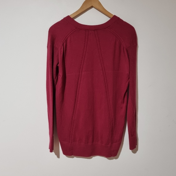 Witchery Size S Magenta Pink Cotton Cashmere Blend Jumper - Picture 2 of 4